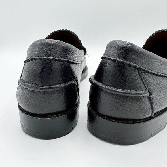 Brooks Brothers x Allen Edmonds Black‎ Leather Penny Loafers 10.5 D main image 4